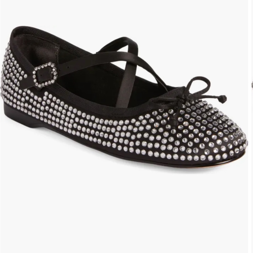 Sam Edelman Black Jewel Flats